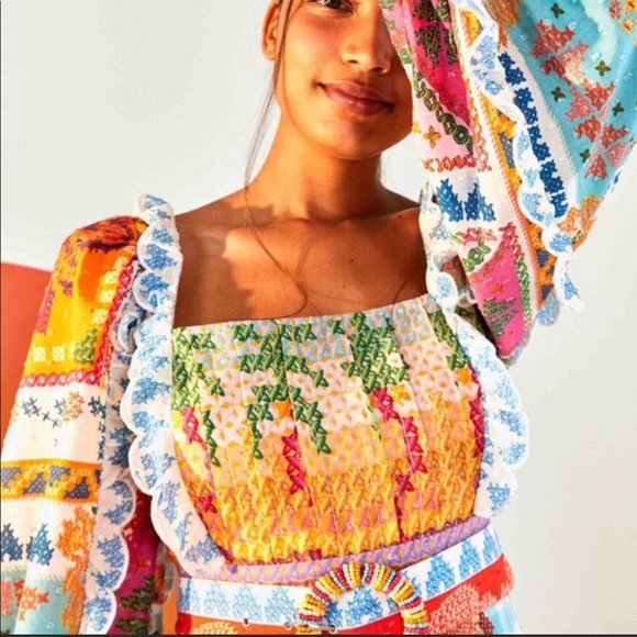 FARM Rio summer stitches romper - Picture 6 of 7